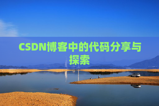 CSDN博客中的代码分享与探索